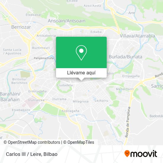 Mapa Carlos III / Leire
