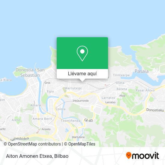 Mapa Aiton Amonen Etxea