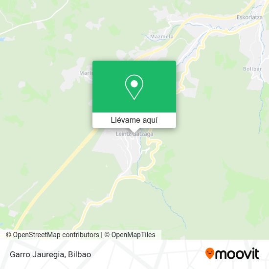 Mapa Garro Jauregia