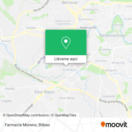 Mapa Farmacia Moreno