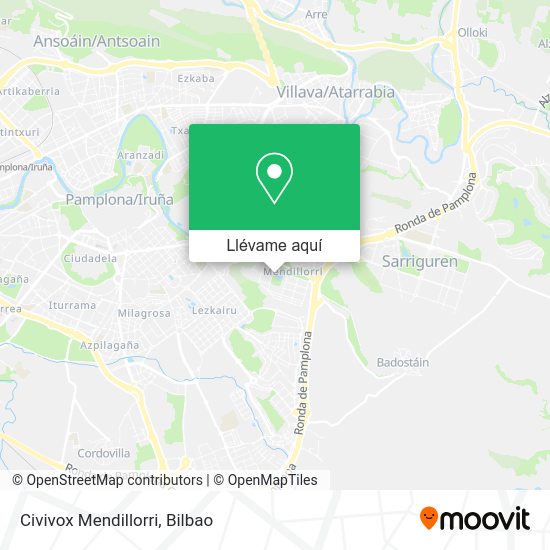 Mapa Civivox Mendillorri