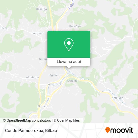 Mapa Conde Panaderokua