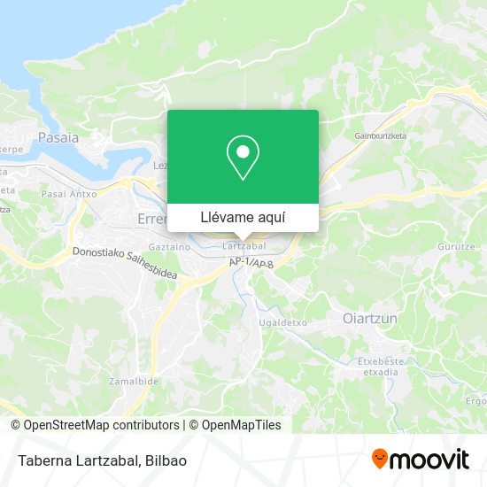 Mapa Taberna Lartzabal