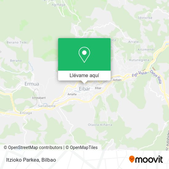 Mapa Itzioko Parkea