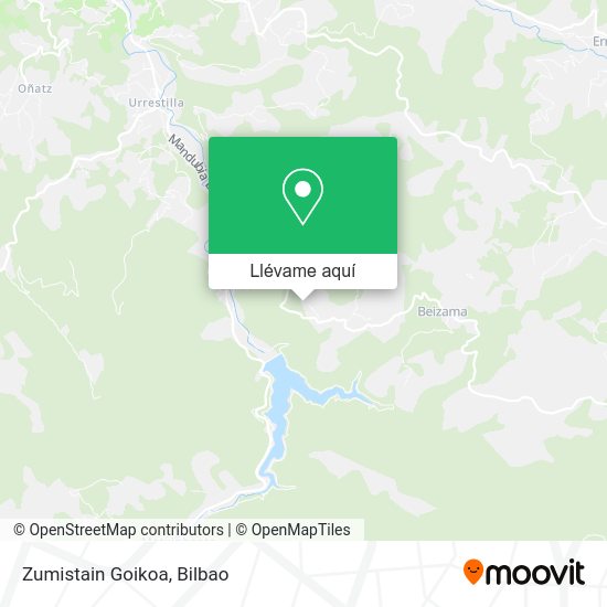 Mapa Zumistain Goikoa