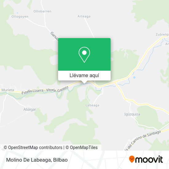 Mapa Molino De Labeaga