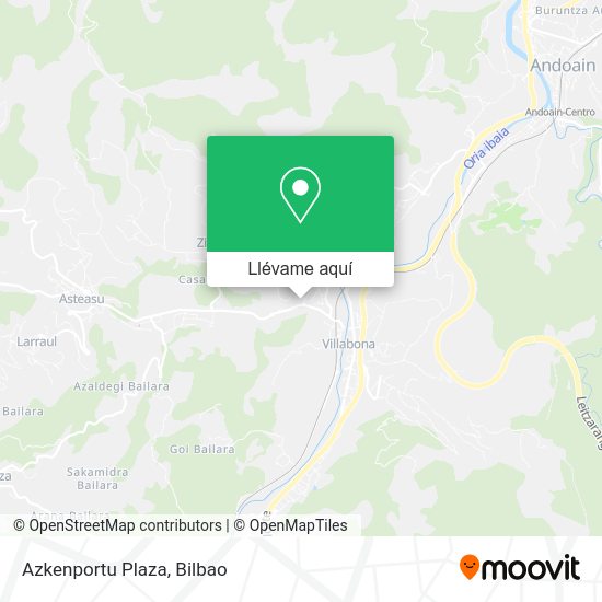 Mapa Azkenportu Plaza