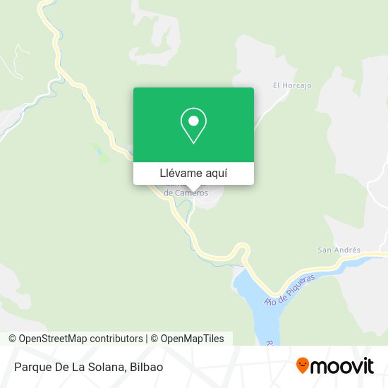 Mapa Parque De La Solana