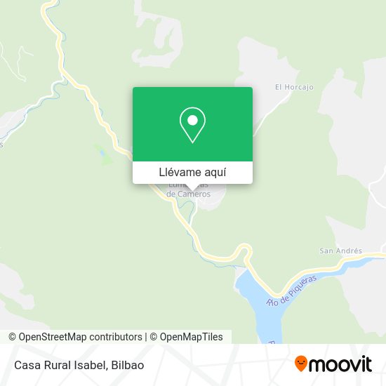 Mapa Casa Rural Isabel