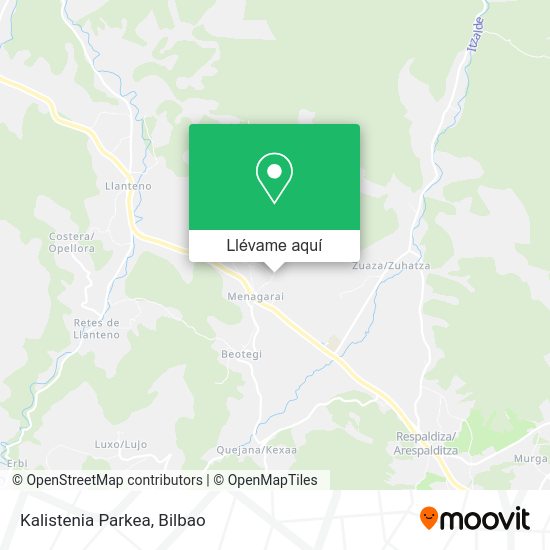 Mapa Kalistenia Parkea