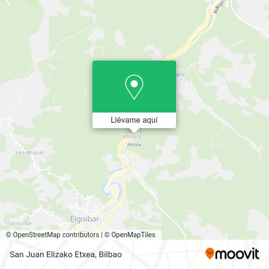 Mapa San Juan Elizako Etxea
