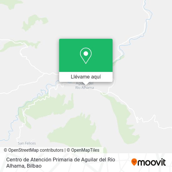 Mapa Centro de Atención Primaria de Aguilar del Río Alhama