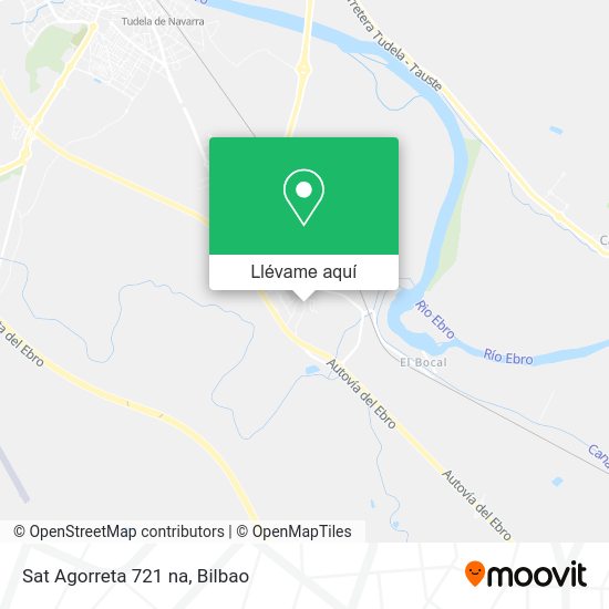 Mapa Sat Agorreta 721 na