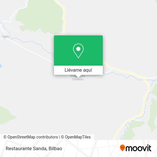 Mapa Restaurante Sanda