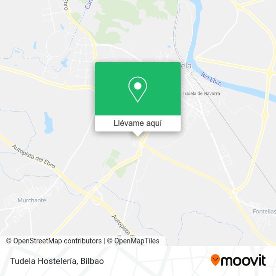 Mapa Tudela Hostelería