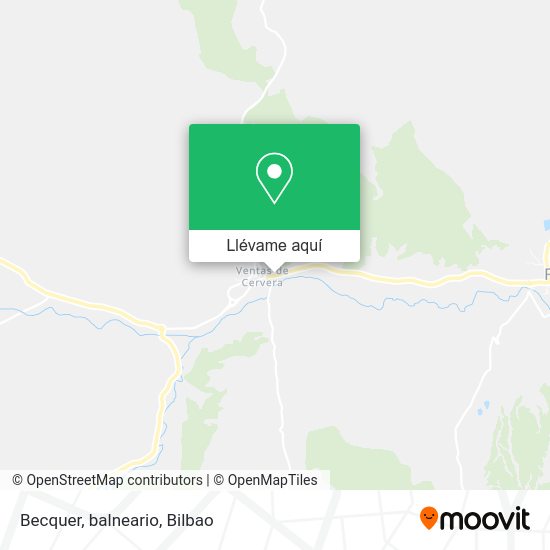 Mapa Becquer, balneario