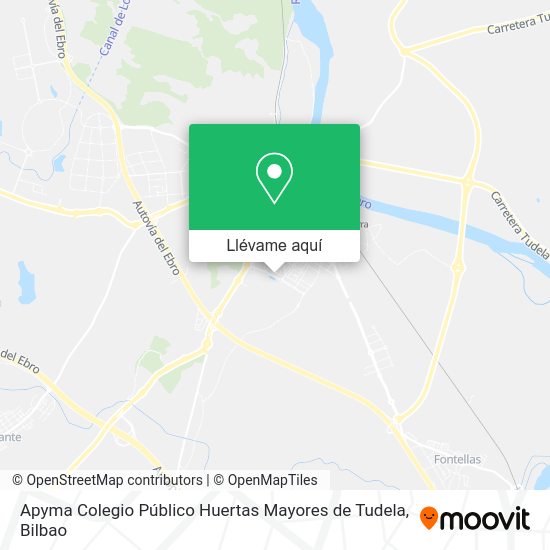 Mapa Apyma Colegio Público Huertas Mayores de Tudela