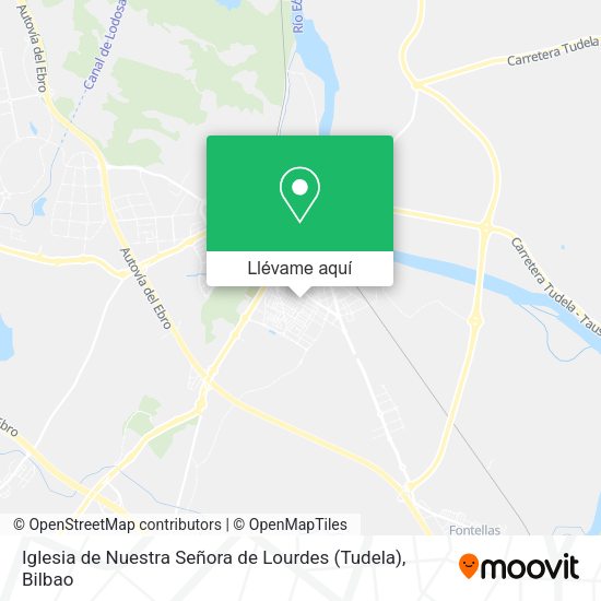 Mapa Iglesia de Nuestra Señora de Lourdes (Tudela)