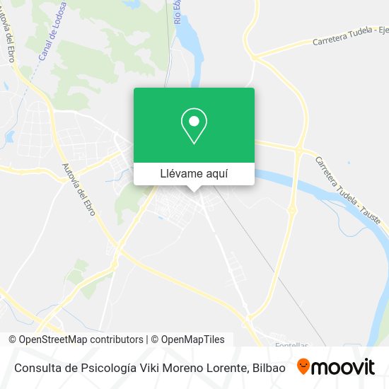Mapa Consulta de Psicología Viki Moreno Lorente