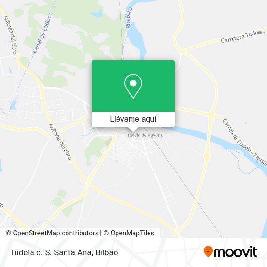 Mapa Tudela c. S. Santa Ana