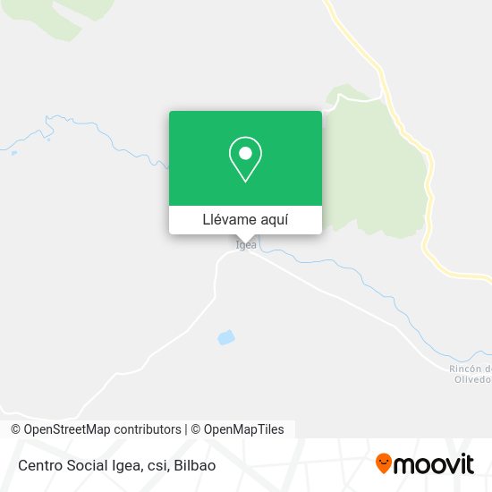 Mapa Centro Social Igea, csi