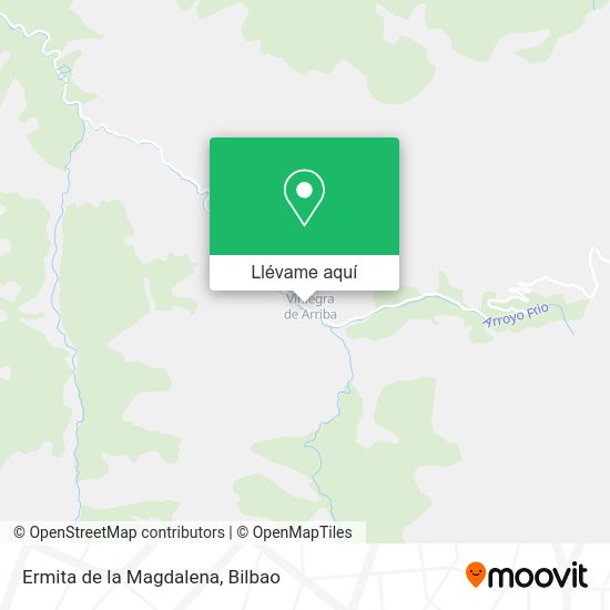 Mapa Ermita de la Magdalena