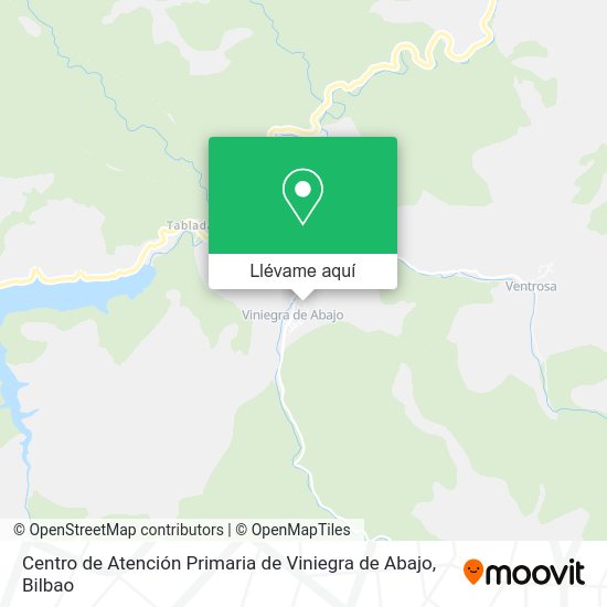 Mapa Centro de Atención Primaria de Viniegra de Abajo