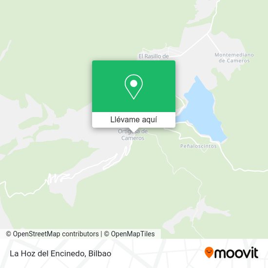 Mapa La Hoz del Encinedo