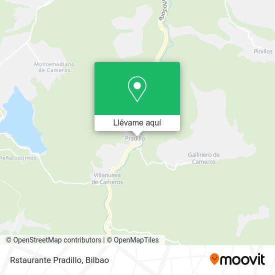 Mapa Rstaurante Pradillo