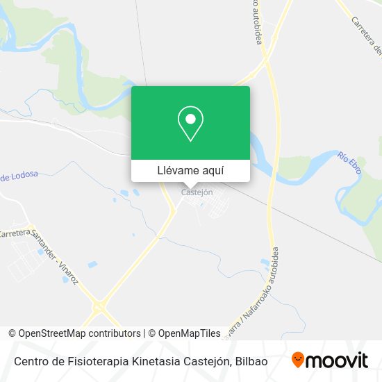 Mapa Centro de Fisioterapia Kinetasia Castejón
