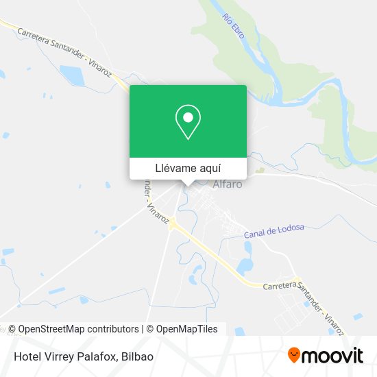 Mapa Hotel Virrey Palafox