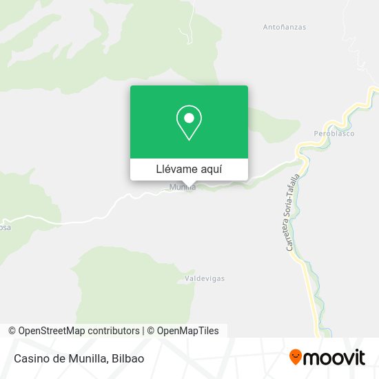Mapa Casino de Munilla