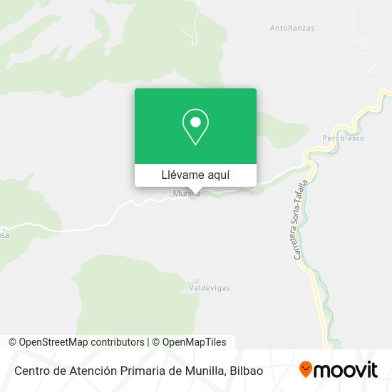 Mapa Centro de Atención Primaria de Munilla