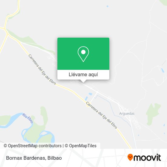 Mapa Bornax Bardenas