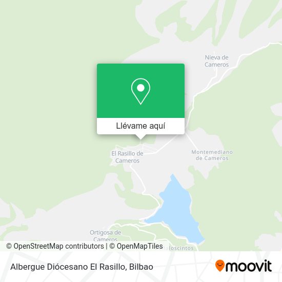 Mapa Albergue Diócesano El Rasillo