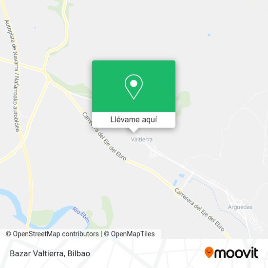 Mapa Bazar Valtierra
