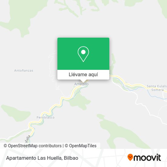 Mapa Apartamento Las Huella