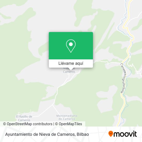 Mapa Ayuntamiento de Nieva de Cameros