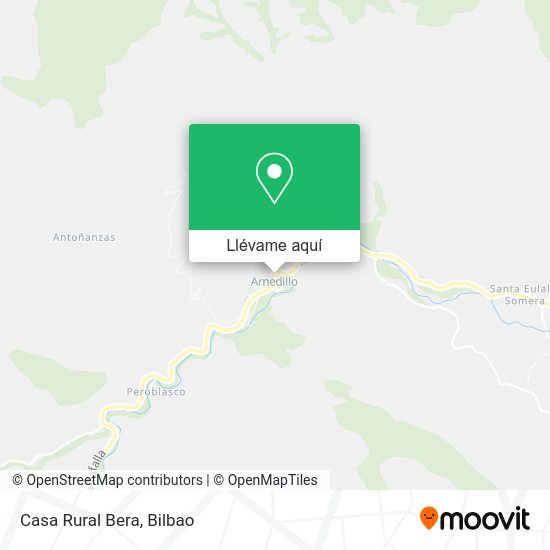 Mapa Casa Rural Bera
