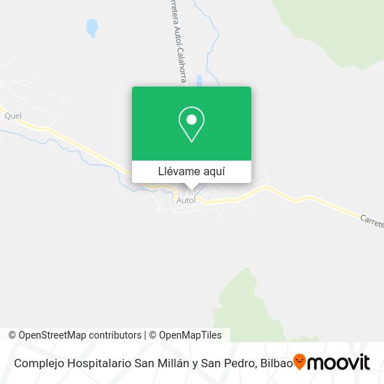 Mapa Complejo Hospitalario San Millán y San Pedro