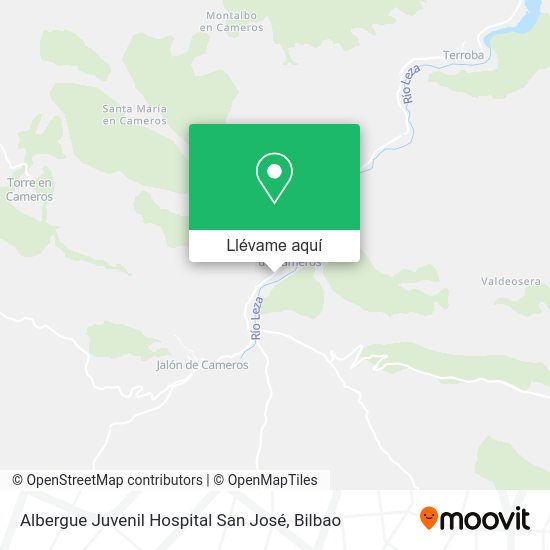 Mapa Albergue Juvenil Hospital San José