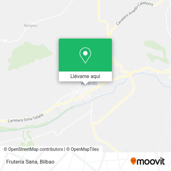 Mapa Frutería Sana
