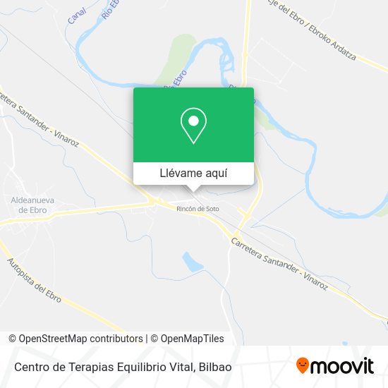 Mapa Centro de Terapias Equilibrio Vital