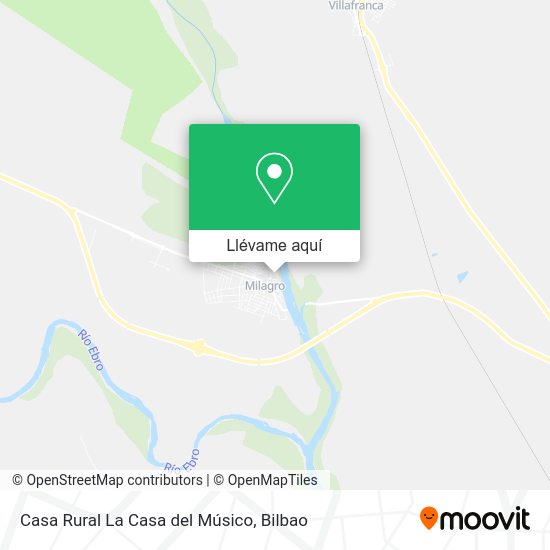 Mapa Casa Rural La Casa del Músico