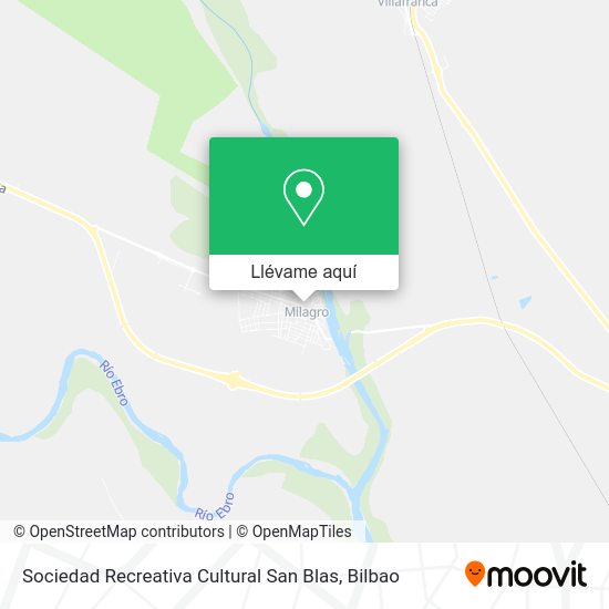 Mapa Sociedad Recreativa Cultural San Blas