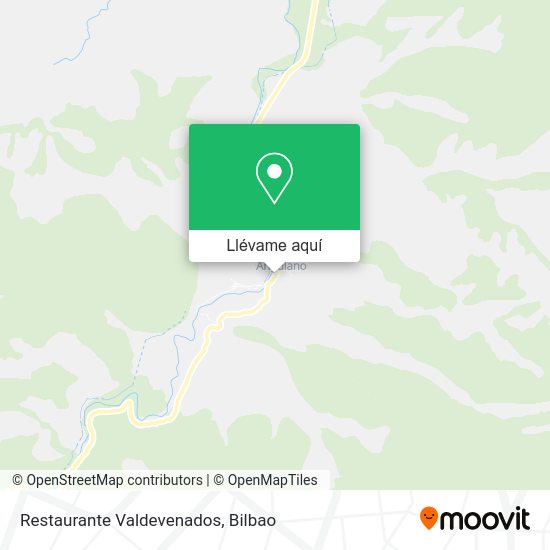 Mapa Restaurante Valdevenados