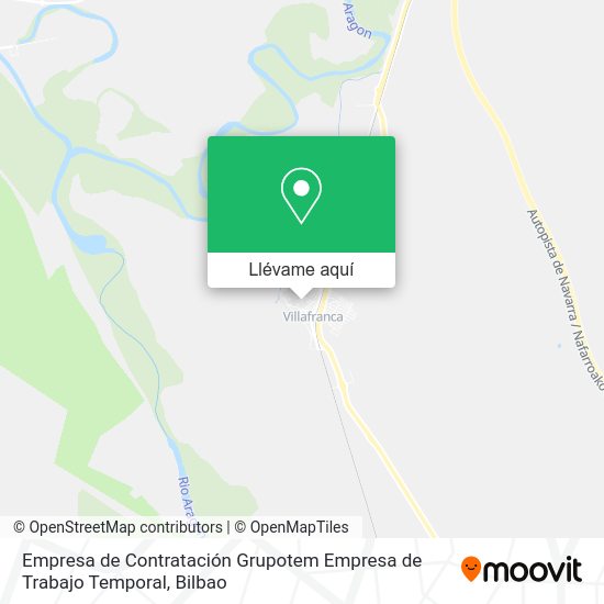 Mapa Empresa de Contratación Grupotem Empresa de Trabajo Temporal
