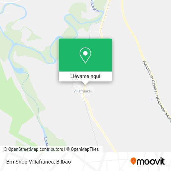 Mapa Bm Shop Villafranca