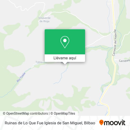 Mapa Ruinas de Lo Que Fue Iglesia de San Miguel