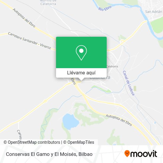 Mapa Conservas El Gamo y El Moisés